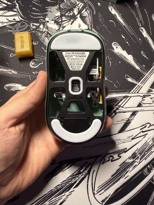 Mouse Pulsar X2 Crazylight Medium Forest Green