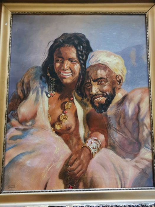 Tablou vechi ulei pe panza