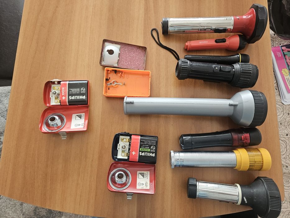 Lot 11 lanterne clasice, Elba, VARTA,  Wonder,  Panasonic...