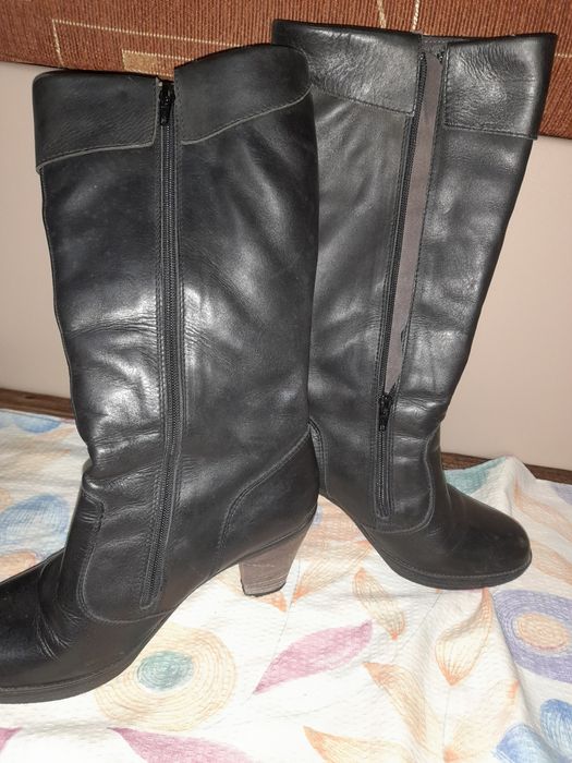 Cizme de piele imalte