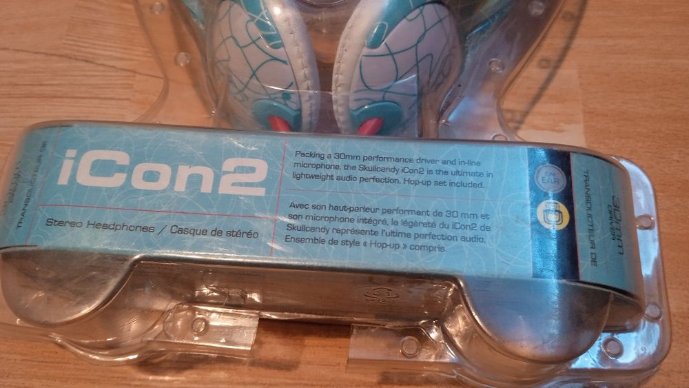 Skullcandy iCon 2, casti on-ear, microfon incorporat