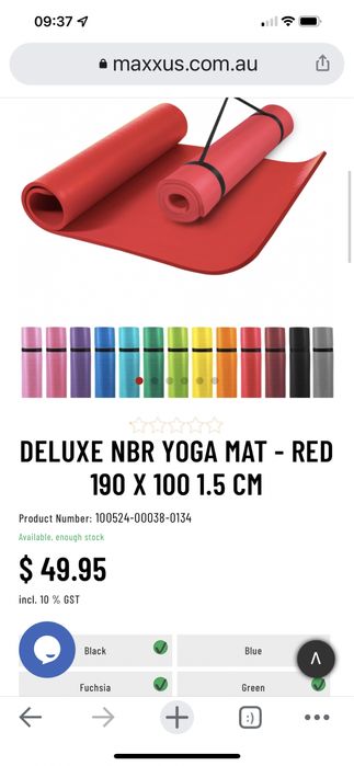 Saltea yoga Pilates de lux cu spuma de cauciuc natural cu memorie  Sal