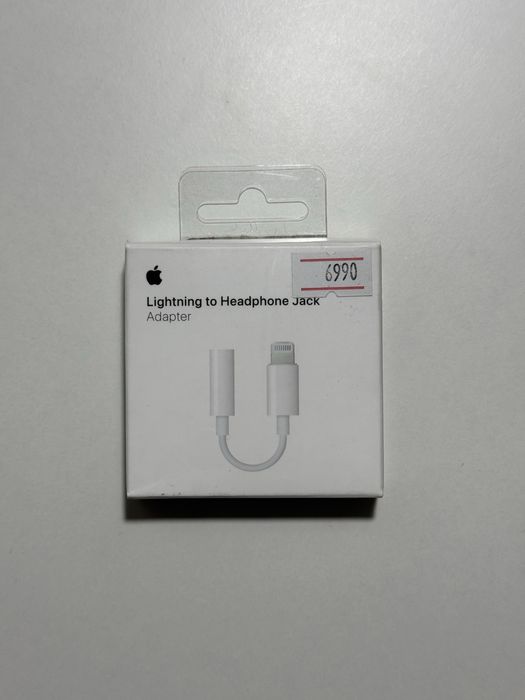 Переходник Apple Lightning - mini jack 3.5мм