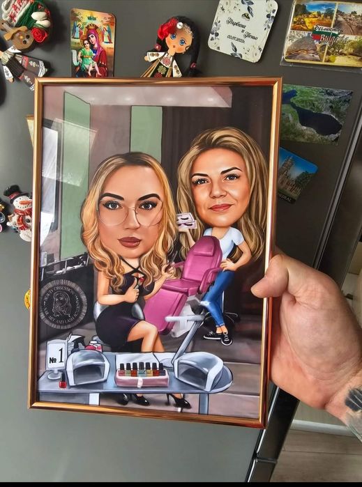 Карикатури и колажи по поръчка