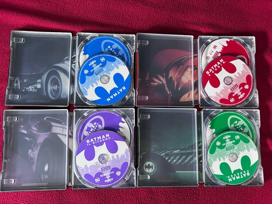 colectia Batman steelbook (4K ULTRA HD + bluray) , NOI !