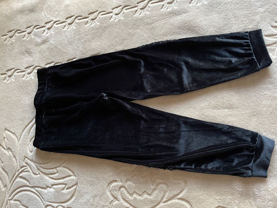 Pantaloni catifea cu paiete Noi 8-10 ani