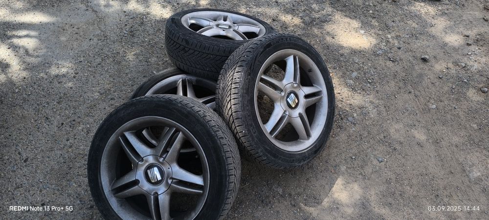 Оригинални джанти с гуми Seat 17 5x100 57,1