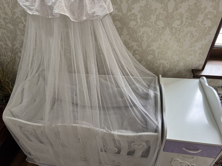 Детская кровать + Колыбельная