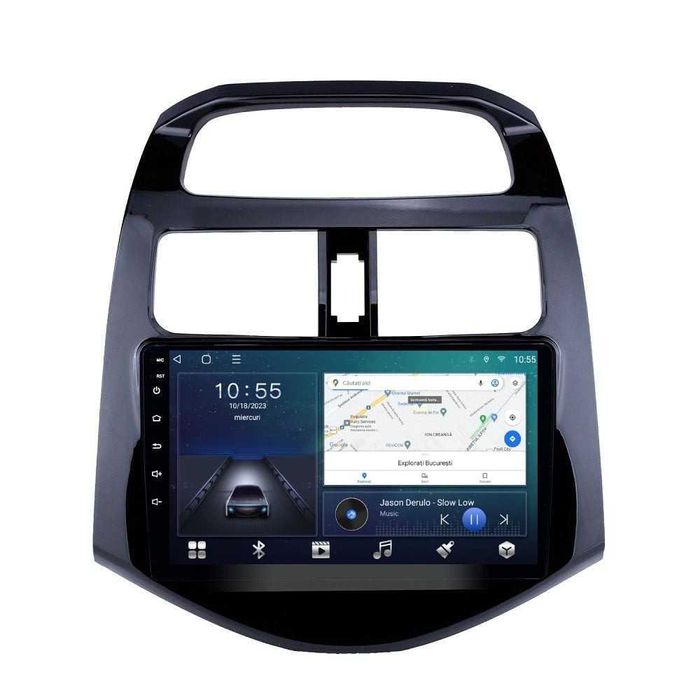 Navigatie Android 14 Chevrolet Spark 2009 - 2015 Waze CarPlay CAMERA