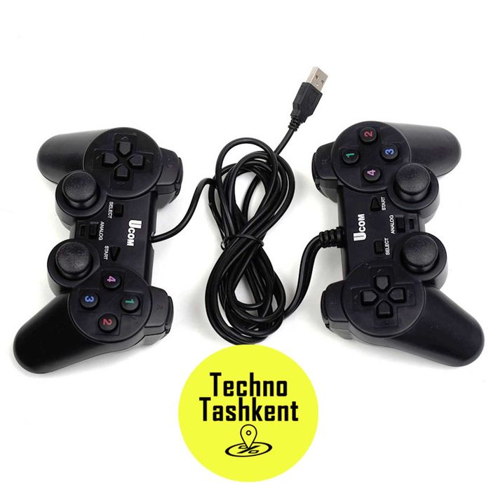 Aналоговый USB джойстик на пк 2в1, joystik (Garantiya) (Dostavka bor)