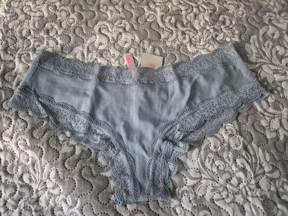 Bikini chiloți Pink Victoria's Secret noi etichetă măsura L