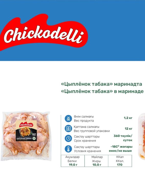 Тушки ЦБ курицы для гриля