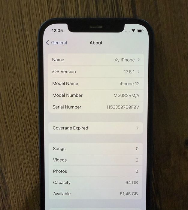Iphone 12 - 64GB- Albastru inchis