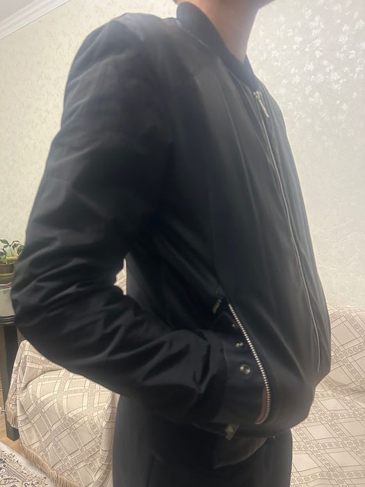 Кожаная мужская куртка