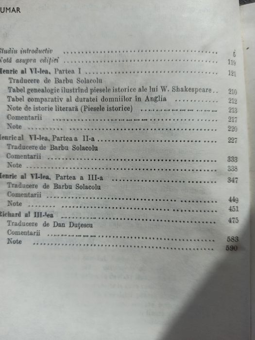 Sakespeare Richard al 6-lea