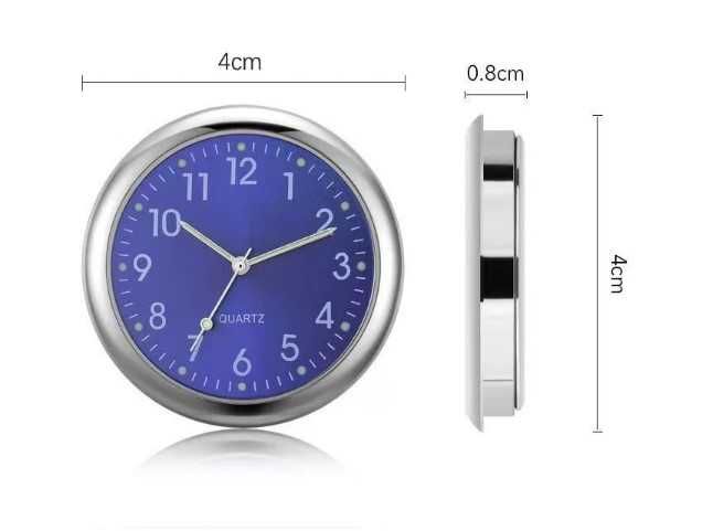 Часовник за кола автомобил офис луминесцентен