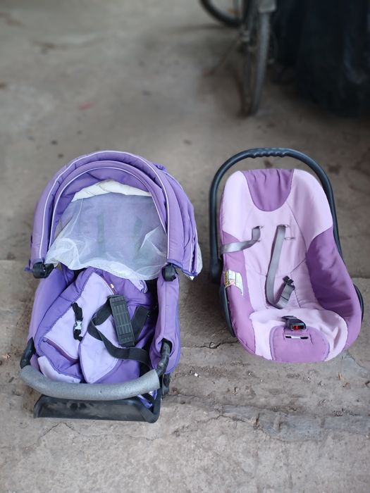 Детская коляска зима-лето.