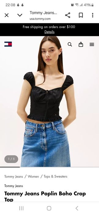 топ tommy hilfiger