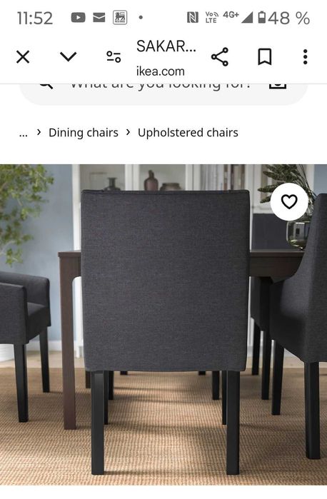 Scaun dinning Ikea model.SAKARIAS