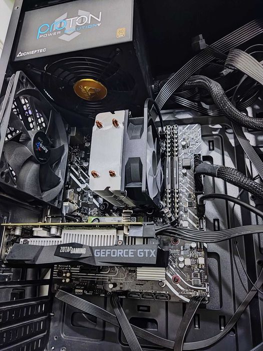 H610 + 12400f + DDR4 2x8gb Corsair + 1650Super