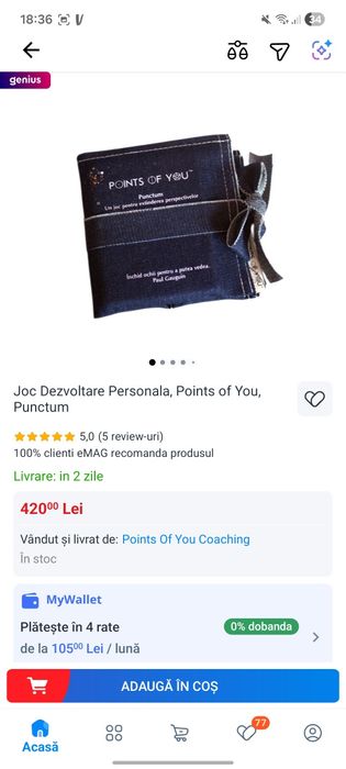 POINTS OF YOU – Punctum | Joc de introspecție si autocunoaștere