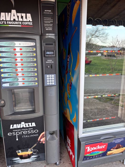 Вендинг кафе автомат + хладилен