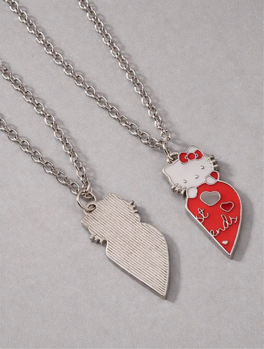 Парные кулоны Hello Kitty