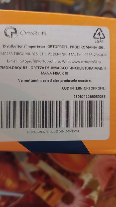 Orteza de umăr/cot/încheietura