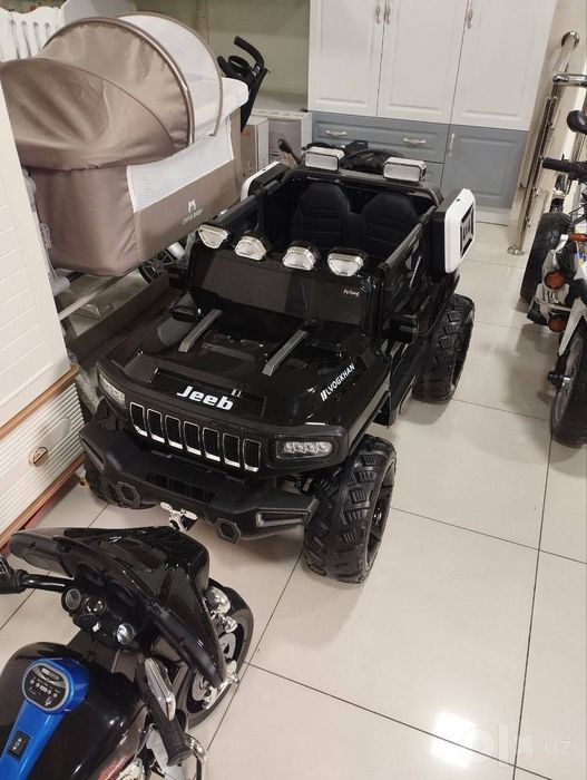 Detskiy moshina pultli moshina Jeep Детская Машина Электромобиль