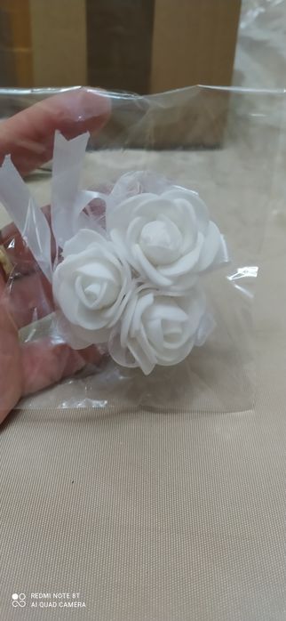 Булчинска/сватбена рокля+було+букет+още