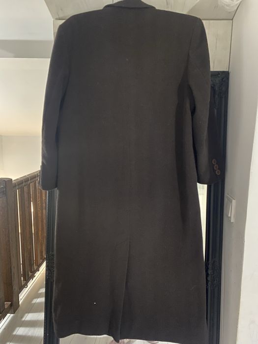 Palton lung  din lana marimea XL , 48 pe eticheta