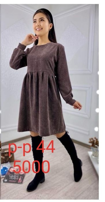 Платье микровильвет