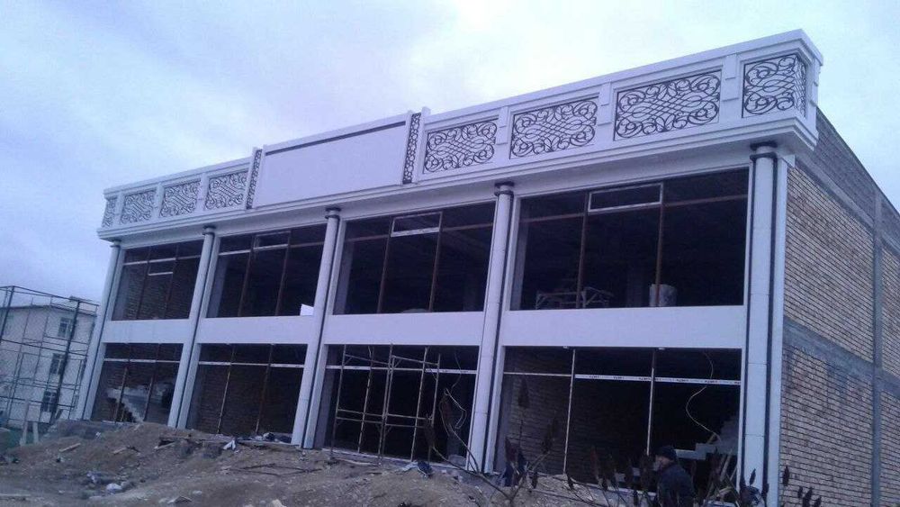 Обшивка фасада Алюкабонд, туникабонд, травертин, alkafon, tunkabon