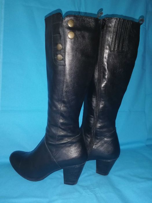 Дамски кожени ботуши, Размер 40