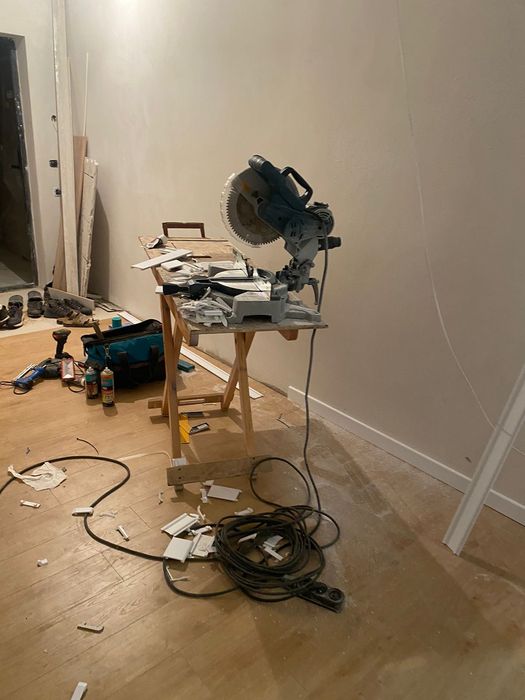 Установка плинтуса