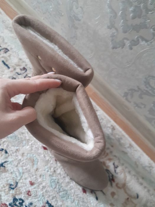 Женские сапоги, замша, 36рр