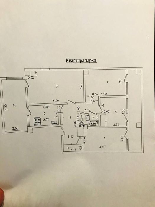 4х комнатная 100м2 Чиланзар 23