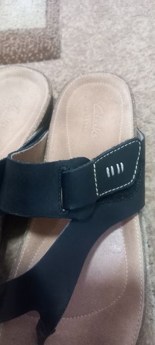 Papuci slapi dama Clarks piele