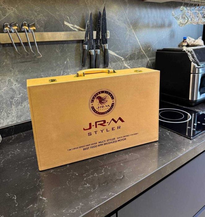 FEn JRM Styler Professional 7-in-1 Soch Turmaklash To‘plami Chamadonli