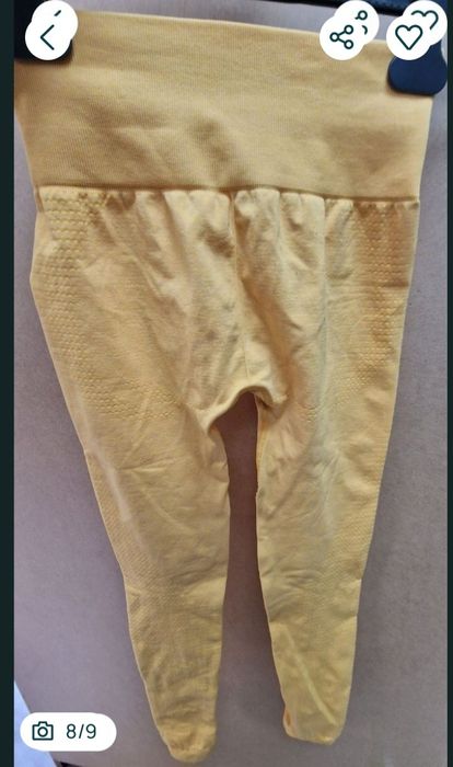 Gymshark жълт клин номер xs