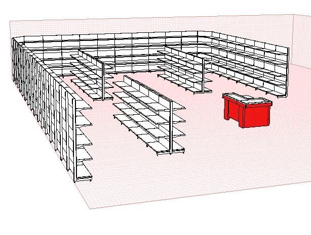 Стелляжи для магазина