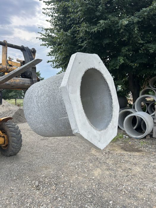 Tuburi/capace din beton pentru fantana/fosa Roman