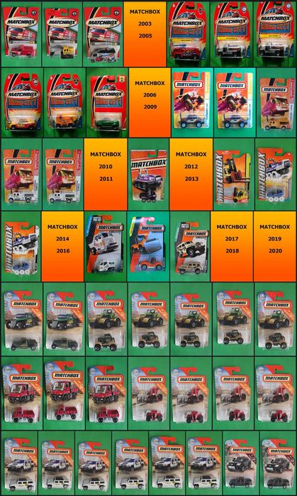 Колекция от колички Matchbox (мачбокс), неразпечатани!