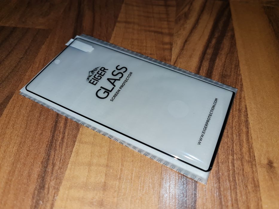 Folie sticla full cover originala Eiger Samsung Note10+ Note 10 Plus