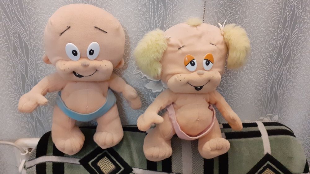 Очаровательная мягкая парочка. Игрушки мягкие.