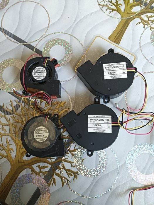 Турбины вентиляторы 12V.