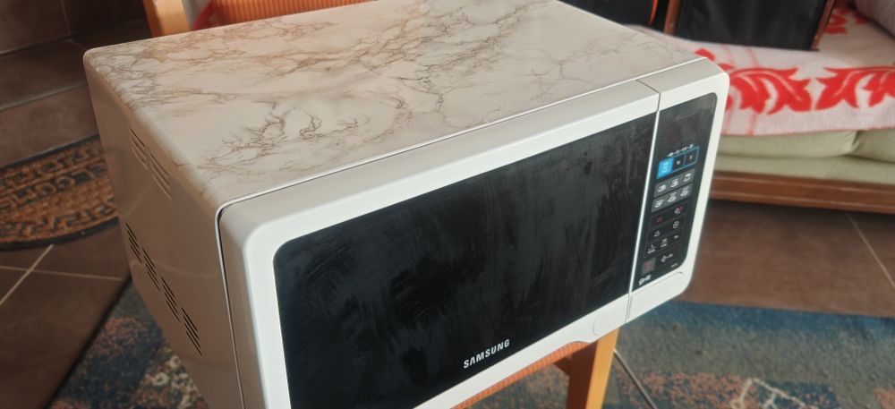 Cuptor cu microunde Samsung GW73E-WB, 750 W, 20 l, Grill, Digital, Alb