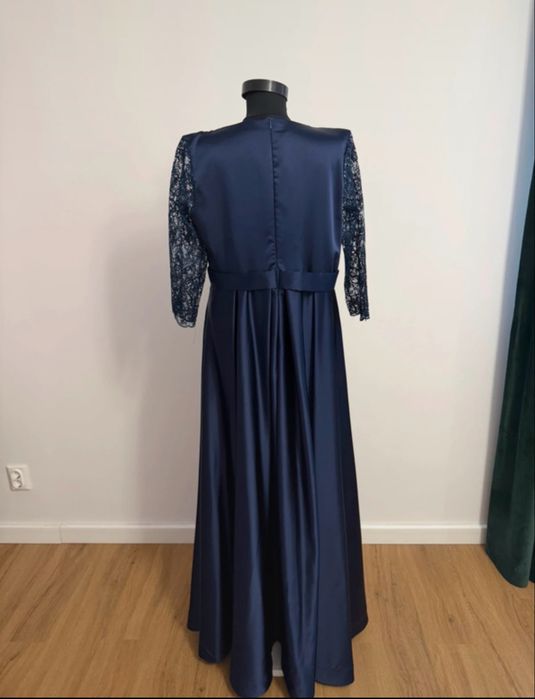Rochie lunga bleumarin