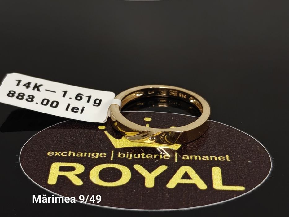 Bijuteria Royal: Inel aur nou 14k/1.61 gr