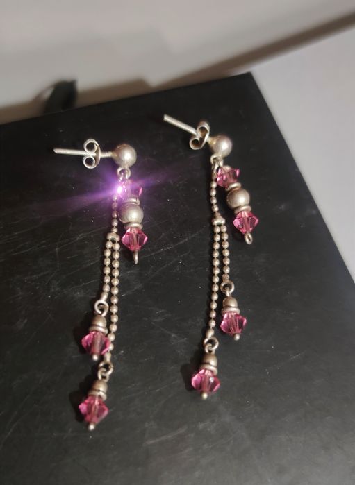 Сребърни обеци и висулки